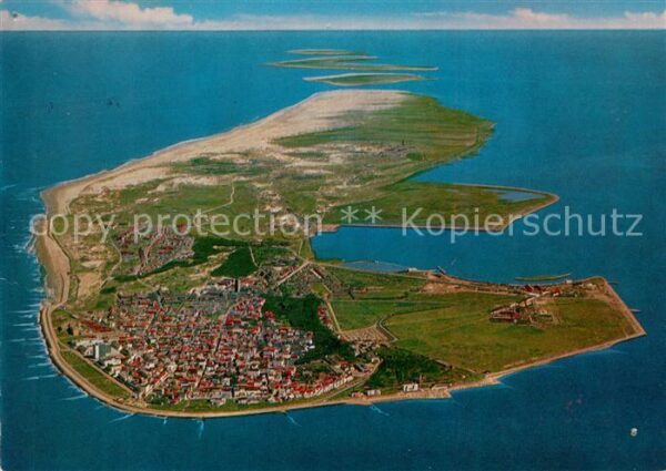 Norderney Nordseebad Luftbild aus 1000 m Flughöhe