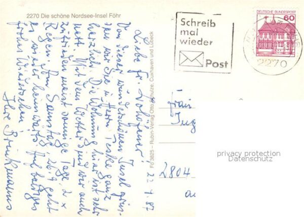 Insel Foehr Windmühle Friesinnen in Tracht Friesenh – Bild 2