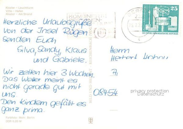 Insel Hiddensee Kloster Leuchtturm Strand Vitte Hafen – Bild 2