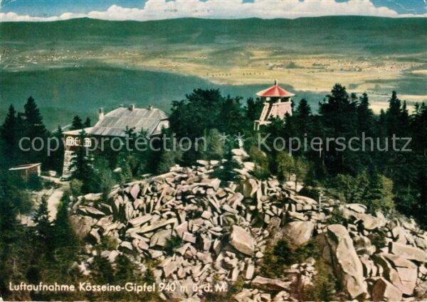 Wunsiedel Kösseine Gipfel Bergmassiv Fichtelgebir