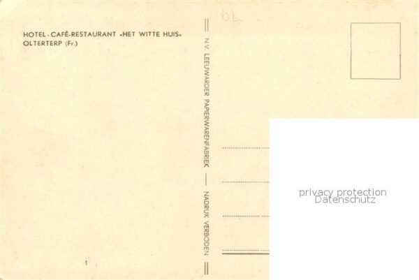 Olterterp Hotel Cafe Restaurant Het Witte Huis – Bild 2