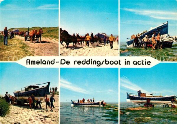 Ameland De reddingsboot in actie