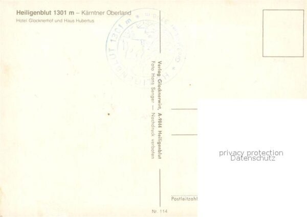 Heiligenblut Kaernten Hotel Glocknerhof Haus Hubertus Kirche – Bild 2