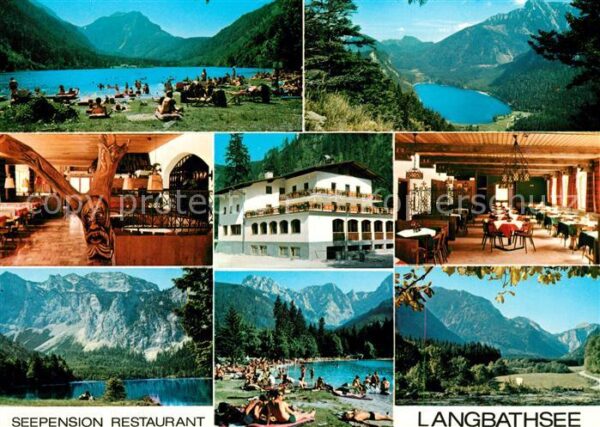 Ebensee Oberoesterreich Seepension Restaurant Langbathsee Bades