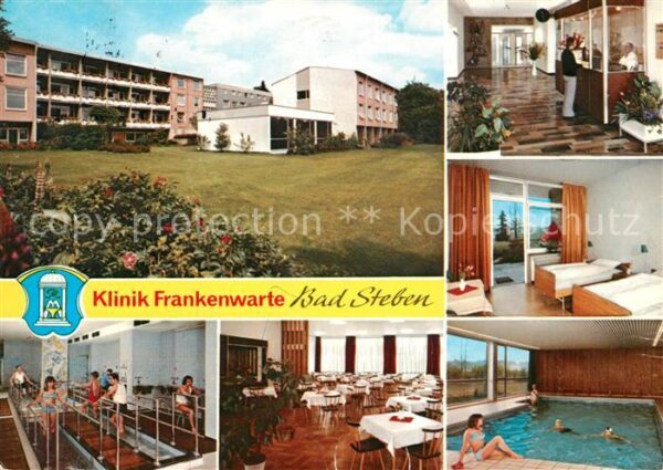 Bad Steben Klinik Frankenwarte Innenansichten Hall
