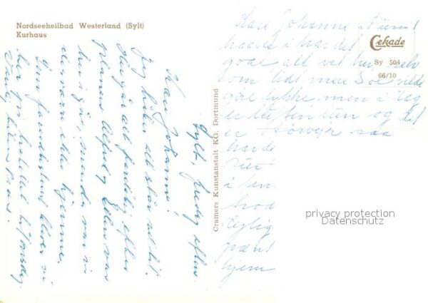 Westerland Sylt Kurhaus Nordseeheilbad – Bild 2
