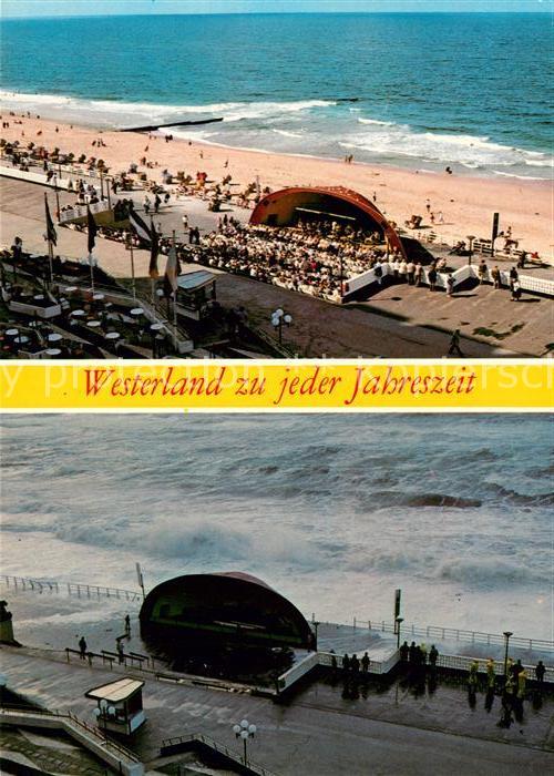 Westerland Sylt zu jeder Jahreszeit Musikpavillon Stran