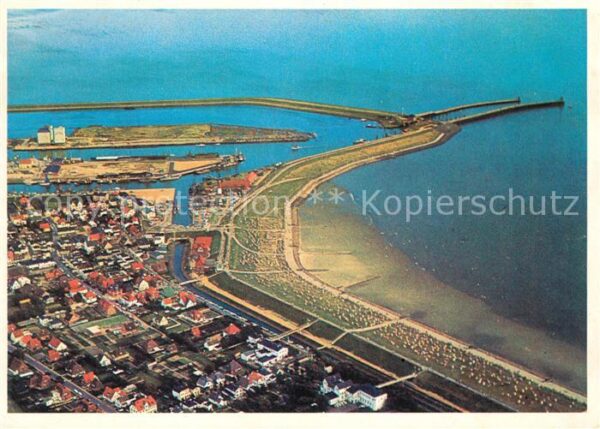 Buesum Nordseebad Fliegeraufnahme Aus dem Luftbildatlas S