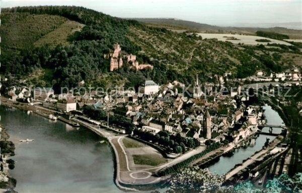 Wertheim Main Taubermündung Main Burg Fliegeraufnahme