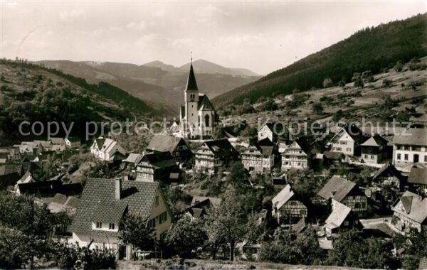 Reichental Panorama Kirche Gasthaus Andreas Auerha