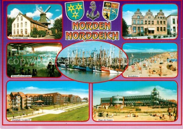 Norddeich Ostfriesland Strandleben Meerwasserschwimmbad Kurkli
