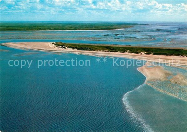 Amrum Fliegeraufnahme Odde Föhr Wattenmeer