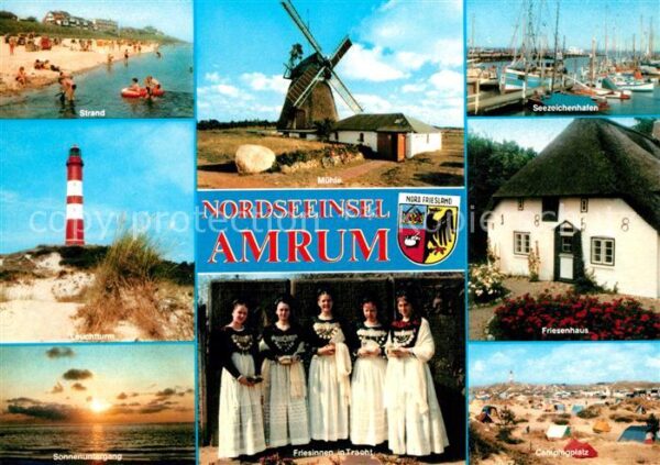 Amrum Trachten Friesenhaus Leuchtturm Seezeic