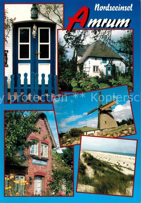 Amrum Mühle Friesenhaus Strand
