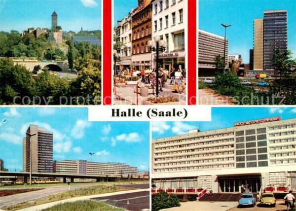Halle Saale Burg Giebichenstein Thälmannplatz Inerh