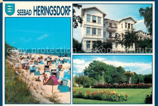 Heringsdorf Ostseebad Usedom Strand Park Seebäderhäuser