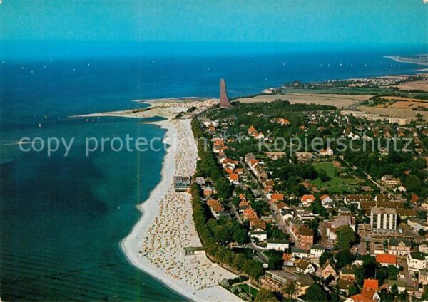 Laboe Fliegeraufnahme Denkmal Strand