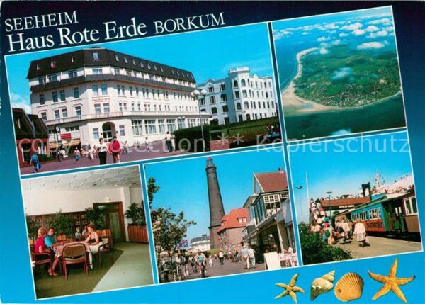 Borkum Fliegeraufnahme Seeheim Haus Rote Erde