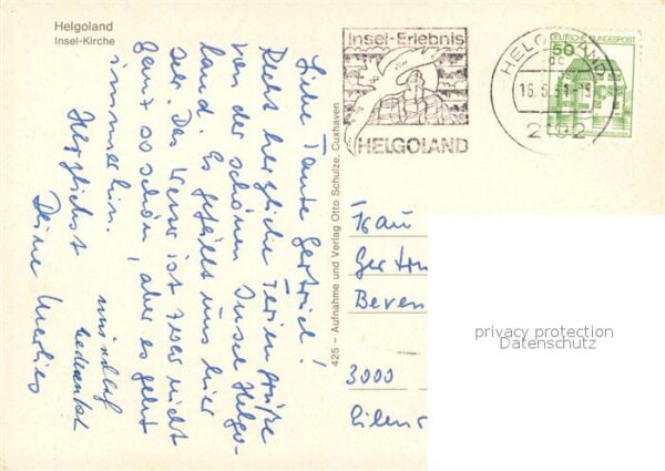 Helgoland Insel Kirche Kirchenschiff – Bild 2