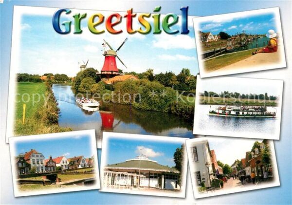 Greetsiel Windmühle Schiff Ortsansichten
