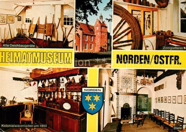 Norden Ostfriesland Heimatmuseum Alte Deichbaugeräte Zinngi