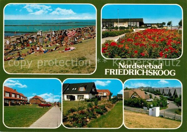 Friedrichskoog Nordseebad Strand Ferienhäuser Park