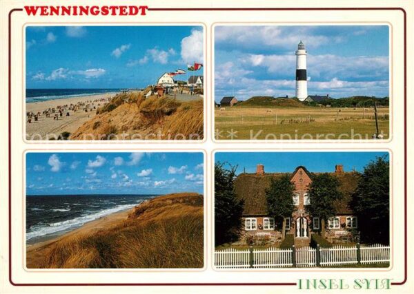 Wenningstedt Sylt Leuchtturm Strand Dünen