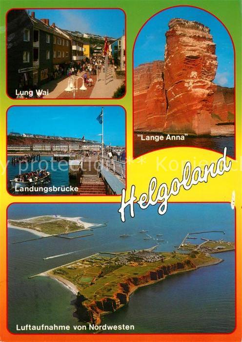 Helgoland Landungsbrücke Lange Anna Lung Wai Luft