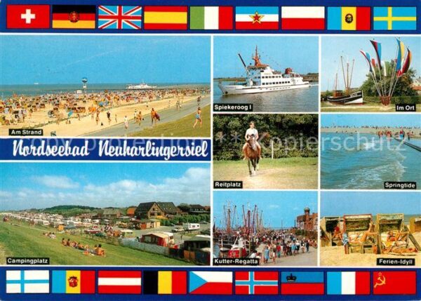 Neuharlingersiel Strand Campingplatz Kutter Regatta Feri