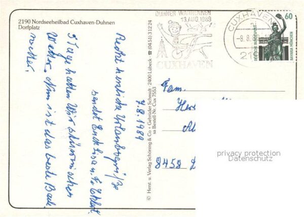 Cuxhaven Duhnen Nordseebad Dorfplatz – Bild 2