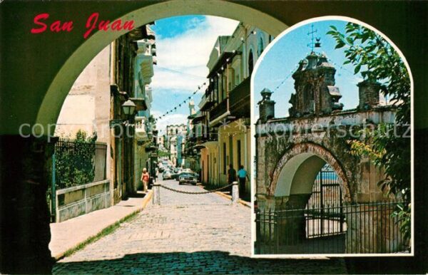 San Juan Puerto Rico Cristo Street