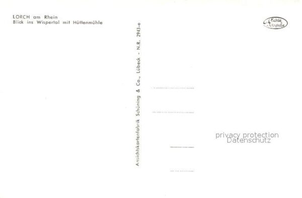 Lorch Rheingau Wispertal mit Hüttenmühle – Bild 2