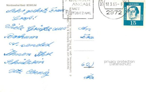 Borkum Fliegeraufnahme mit Leuchtturm und Stra – Bild 2