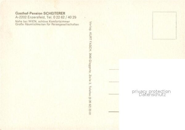 Enzersfeld Gasthaus Pension Scheiterer – Bild 2