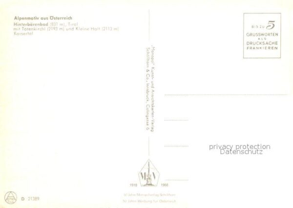 Hinterbaerenbad mit Totenkirchl Kaisertal Kleine-Halt – Bild 2