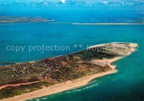 Sylt Fliegeraufnahme Südspitze mit Föhr und