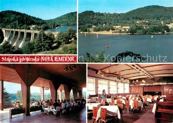 Nova Rabyne Fliegeraufnahme Hotel Nova Staumauer