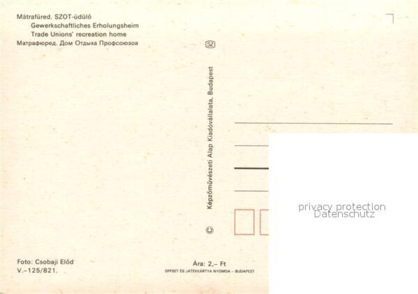 Matrafuered Szot Üdülö – Bild 2