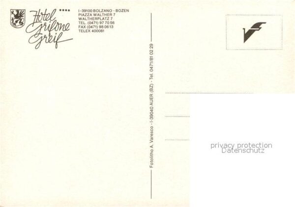 Bolzano Hotel Grifone Greif – Bild 2