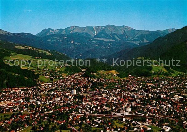 Dornbirn Vorarlberg Fliegeraufnahme mit Firstgruppe