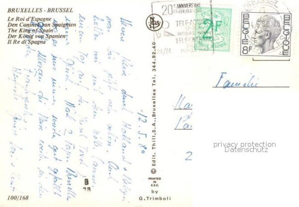Bruxelles Bruessel Le Roi d`Espagne – Bild 2