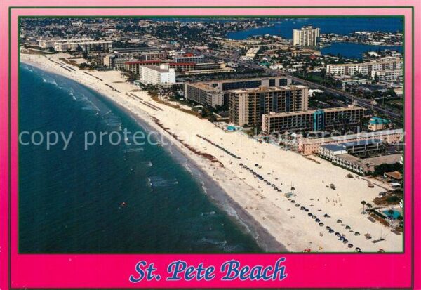 St Petersburg Florida Fliegeraufnahme mit Strand