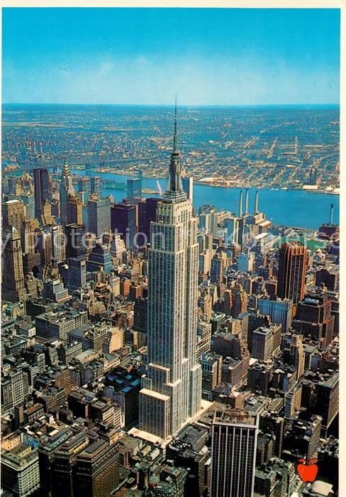 New York City Fliegeraufnahme Empire Stat Building Sk