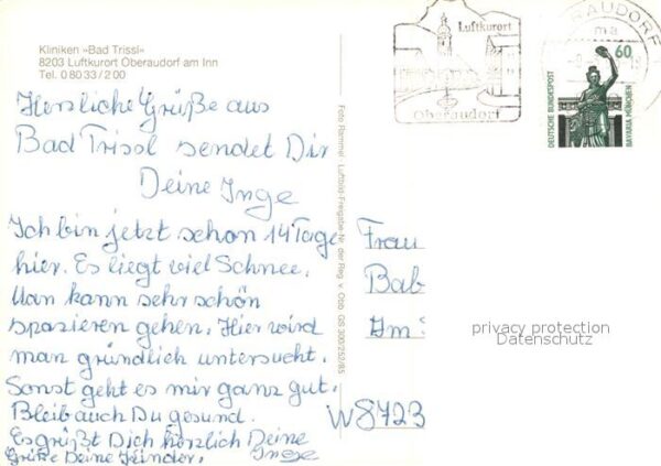 Oberaudorf Fliegeraufnahme Kliniken Bad Trissi – Bild 2