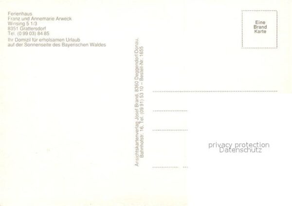 Grattersdorf Ferienhaus Franz Annemarie Arweck – Bild 2