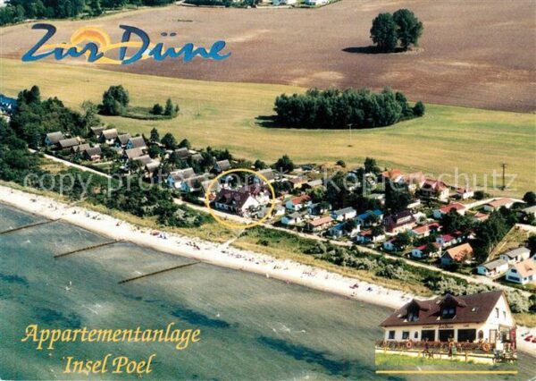 Insel Poel Fliegeraufnahme Appartementanlage Zur D