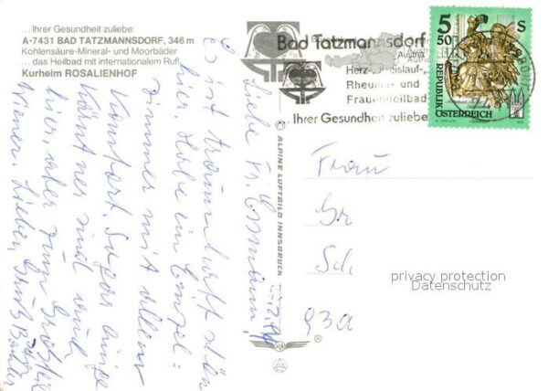 Bad Tatzmannsdorf Burgenland Kurheim Rosalienhof – Bild 2