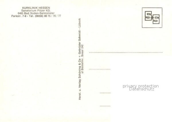 Salmuenster Bad Soden Kurklinik Hessen – Bild 2