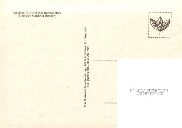 Salmuenster Bad Soden Kurklinik Hessen – Bild 2