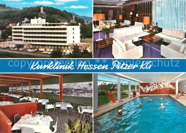Salmuenster Bad Soden Kurklinik Hessen Pitzer KG Schwimmbad